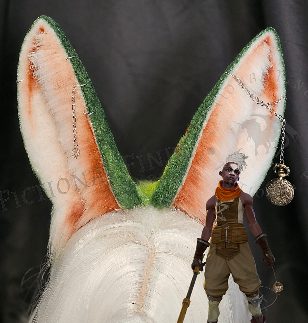 Ekko- 'The Boy Who Shattered Time' Arcane Themed Rabbit Ears