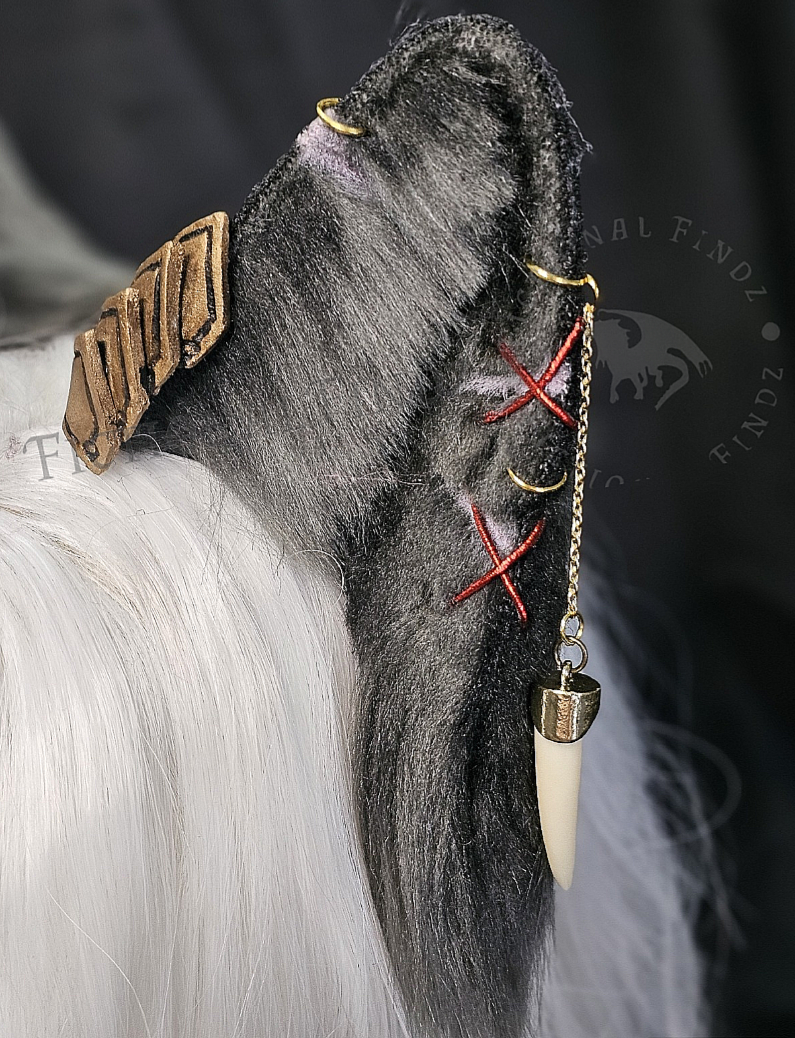 Ambessa- 'The Matriarch of War' Arcane Themed Wolf Ears